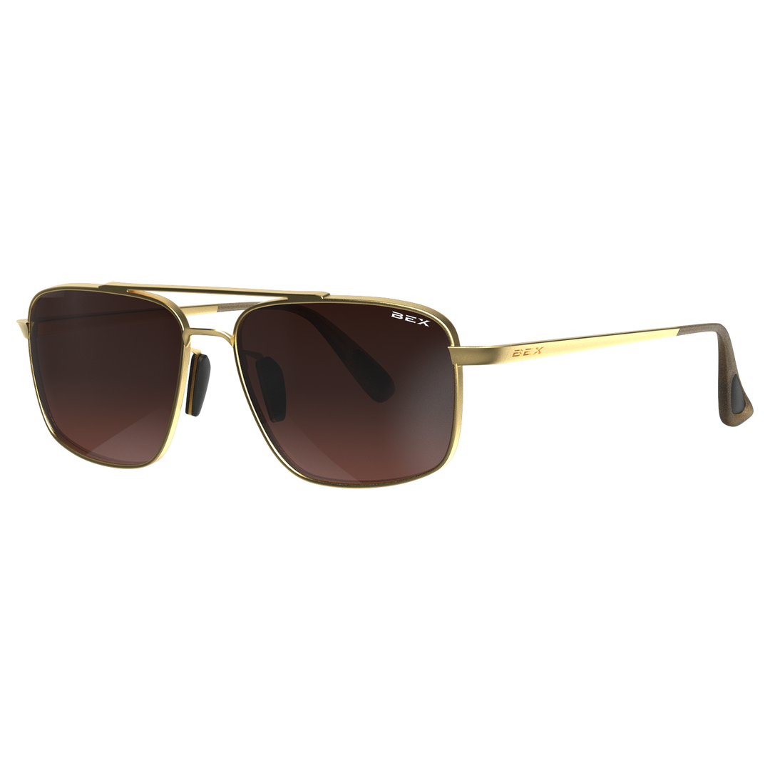 Sunglasses Accel S140GLBRSL Gold Brown Silver#color_gold-brown-silver