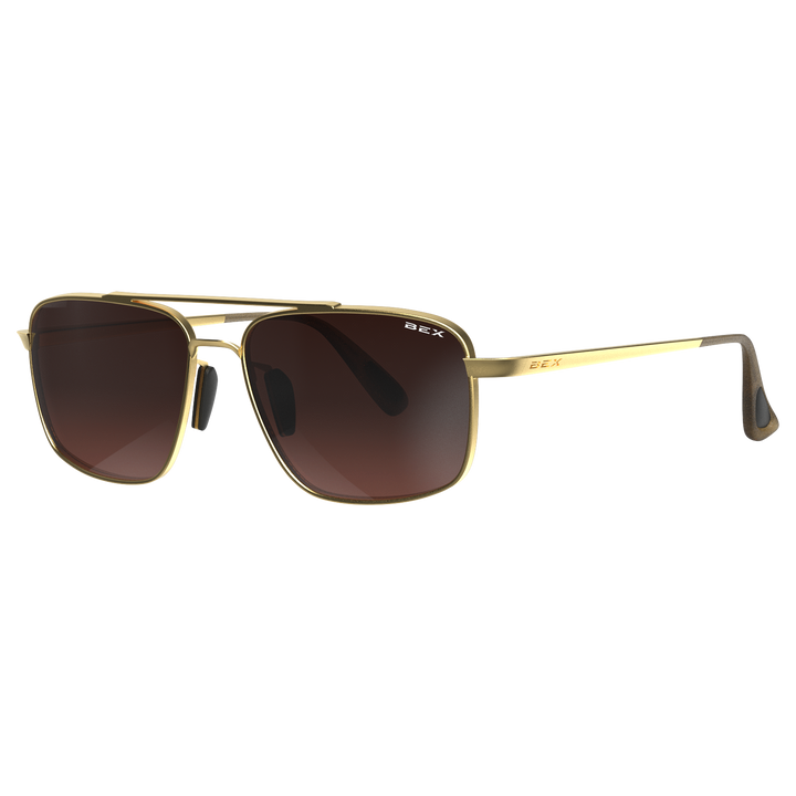 Sunglasses Accel S140GLBRSL Gold Brown Silver#color_gold-brown-silver