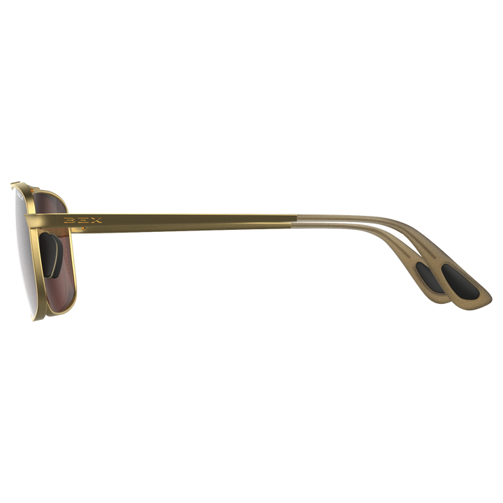 Sunglasses Accel S140GLBRSL Gold Brown Silver#color_gold-brown-silver