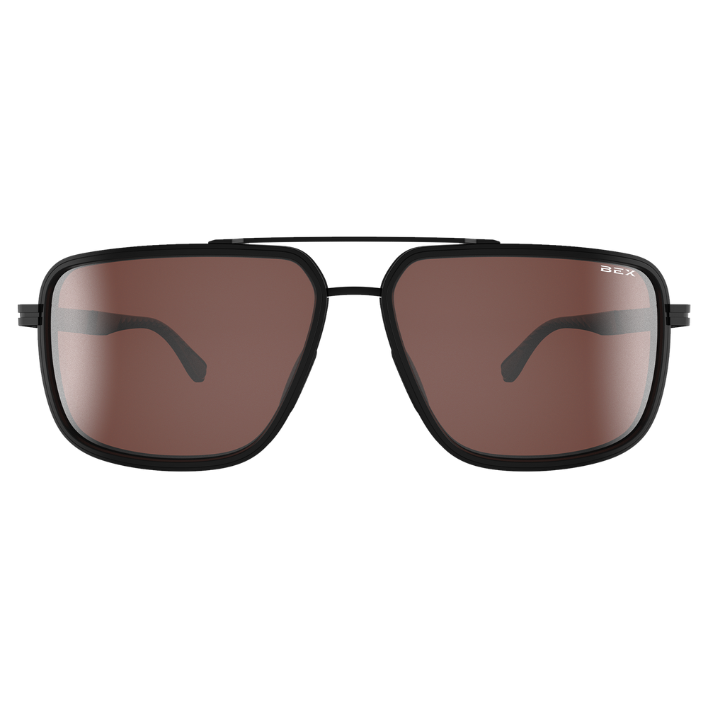 Sunglasses Dusk S144BKBRSL Black Brown Silver#color_black-brown-silver