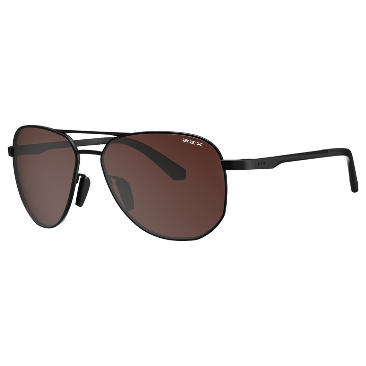 Sunglasses Welvis S128BKBRSL Black Brown Silver#color_black-brown-silver