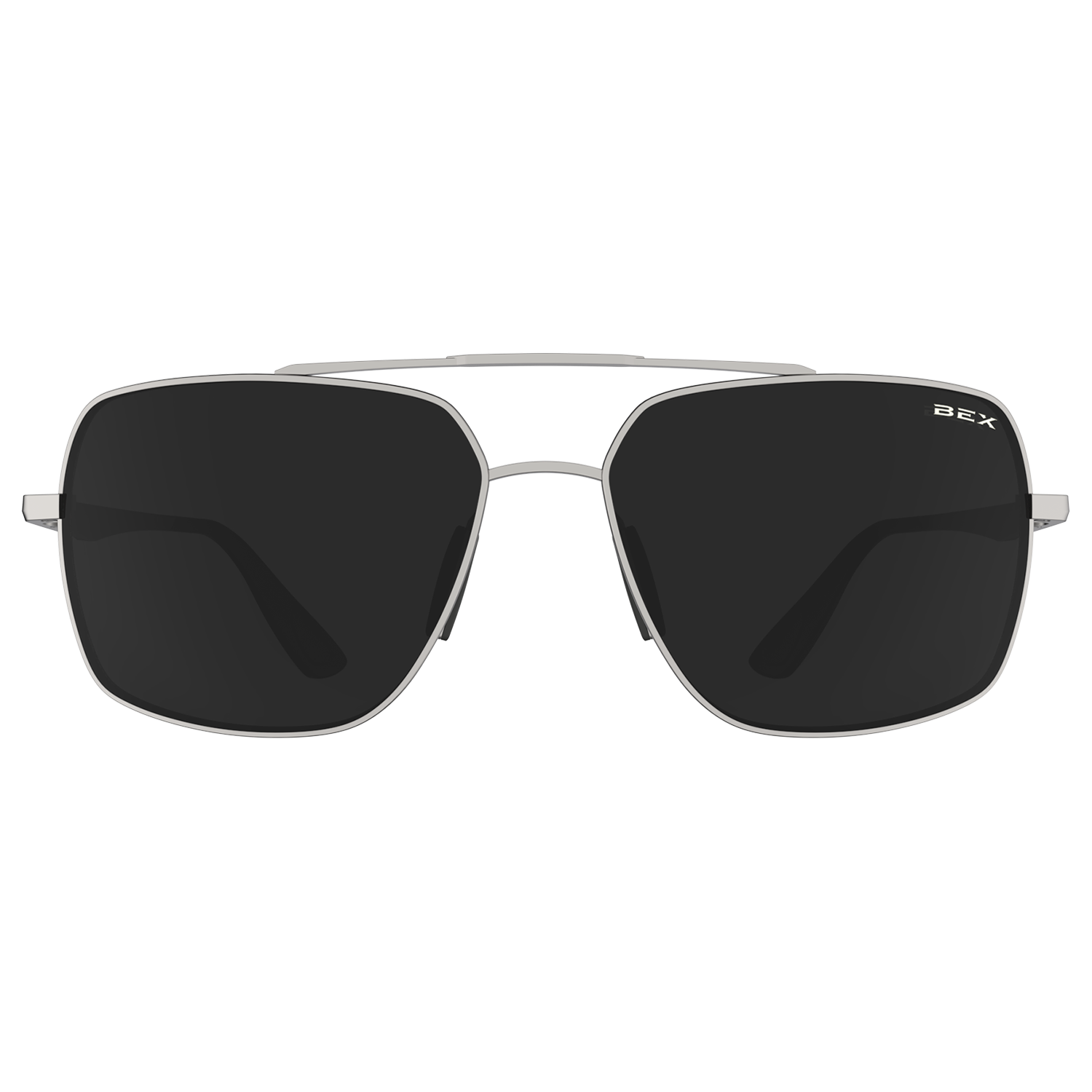 Bex Sunglasses MACH- Matte Silver/Grey